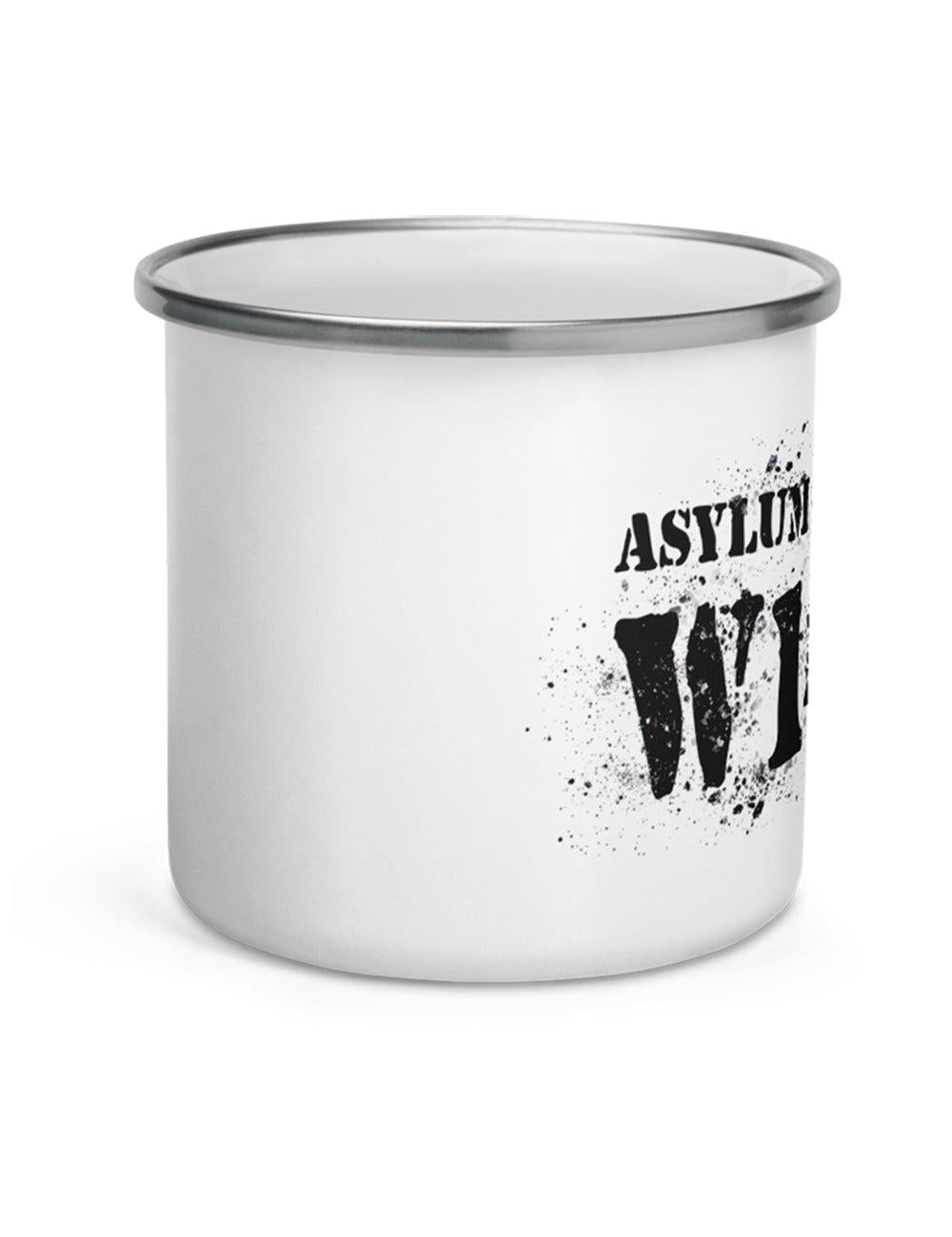 Custom Asylum Inmate Enamel Teacup