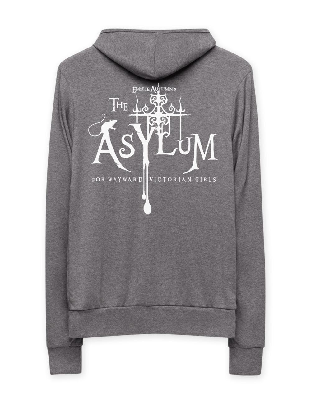 Custom Asylum Inmate Number Lightweight Zip Hoodie | Unisex