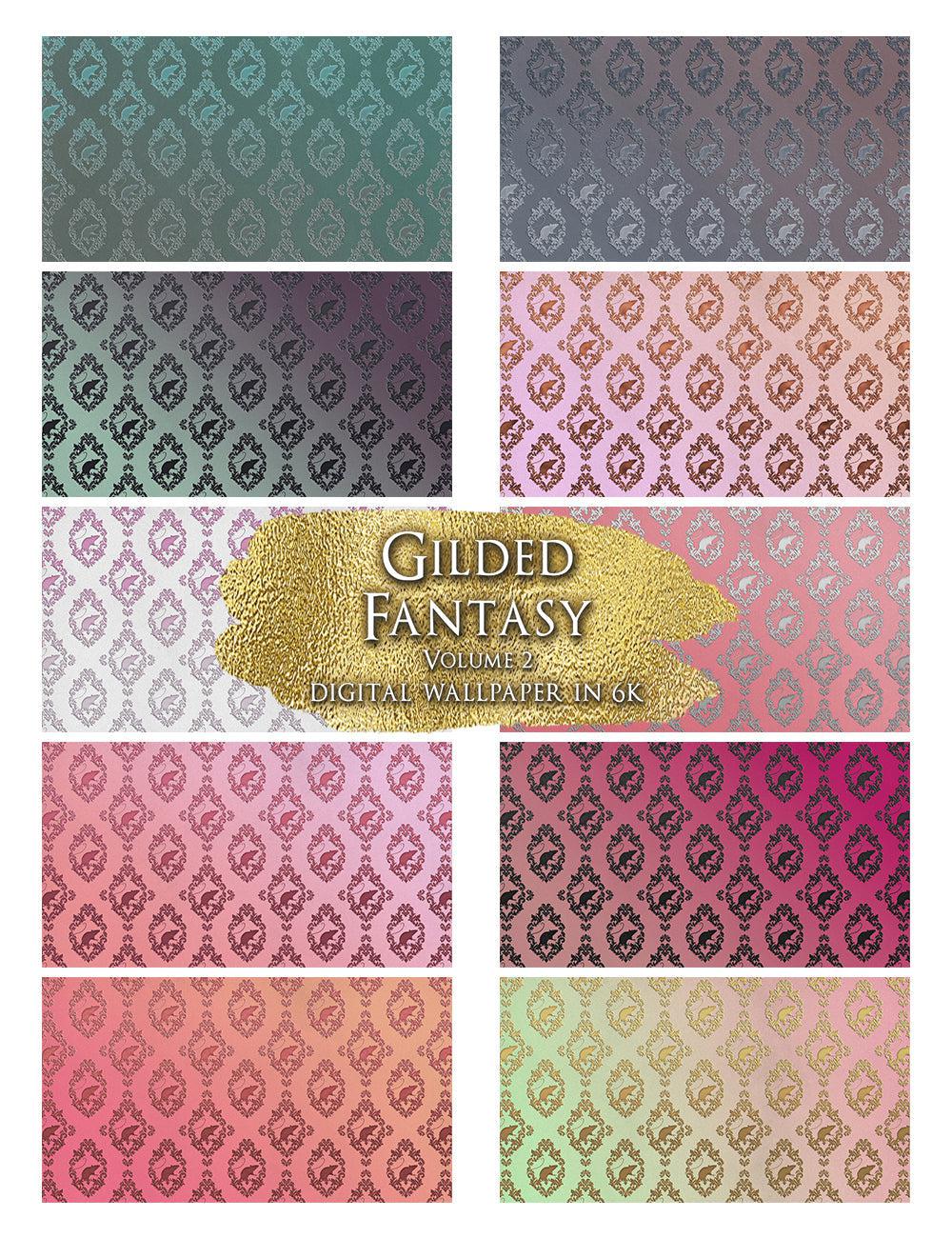 Gilded Asylum Fantasy 6K Wallpaper Pack Bundle + FREE Phone Wallpapers