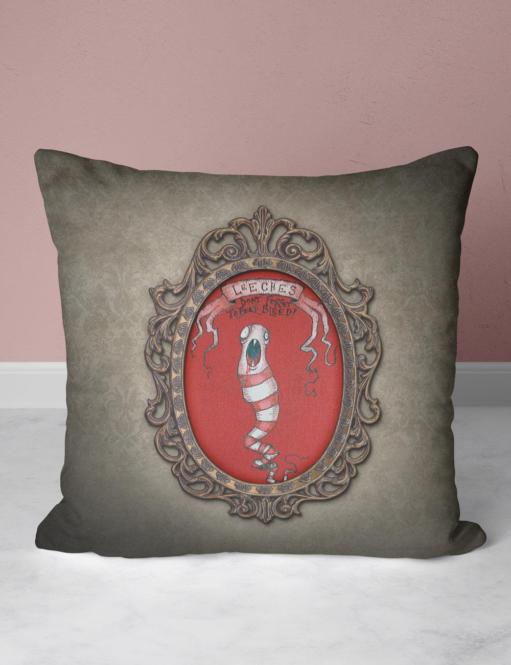 "Leech" Plush Throw Pillow