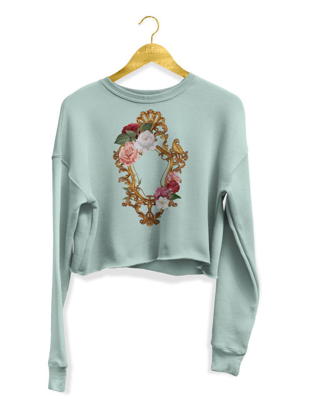 "Royal Garden" Cropped Sweatshirt