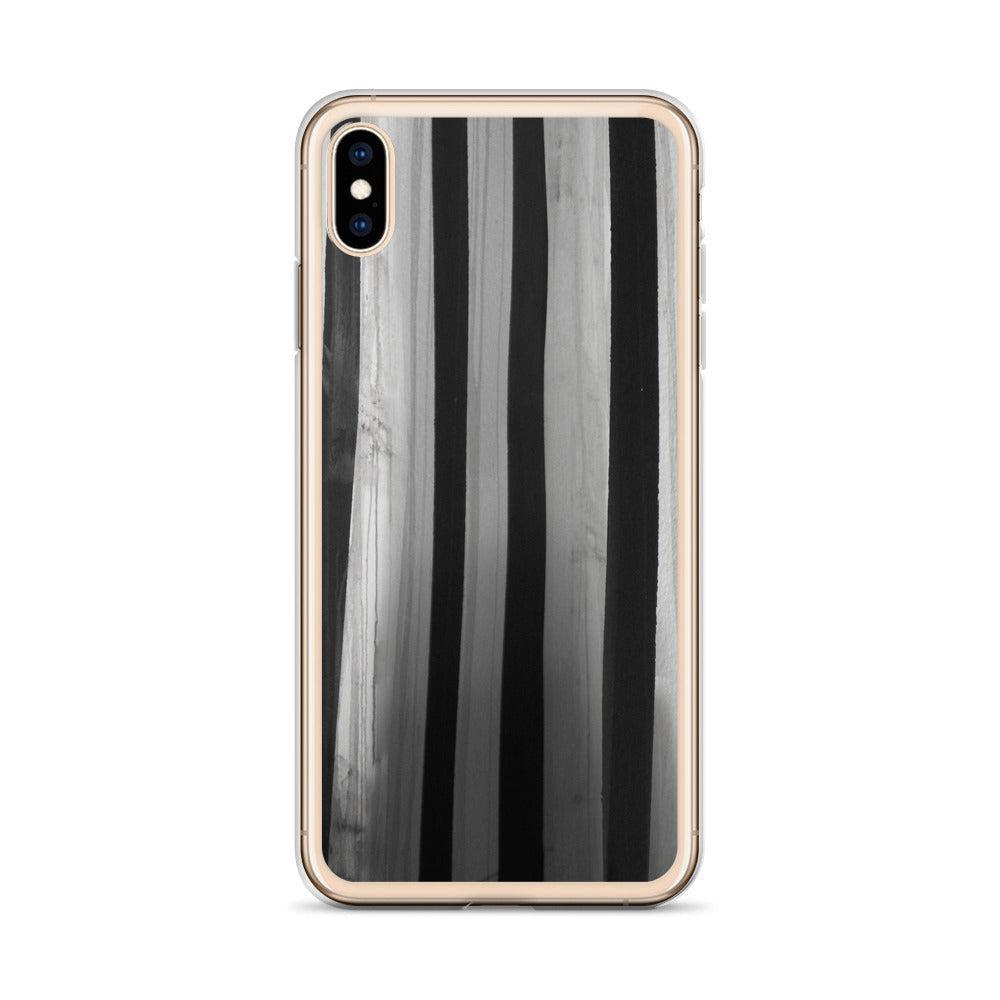 "Striped Asylum Wallpaper" iPhone Case
