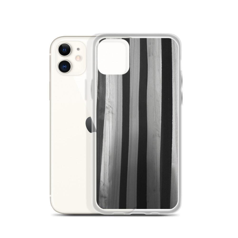 "Striped Asylum Wallpaper" iPhone Case