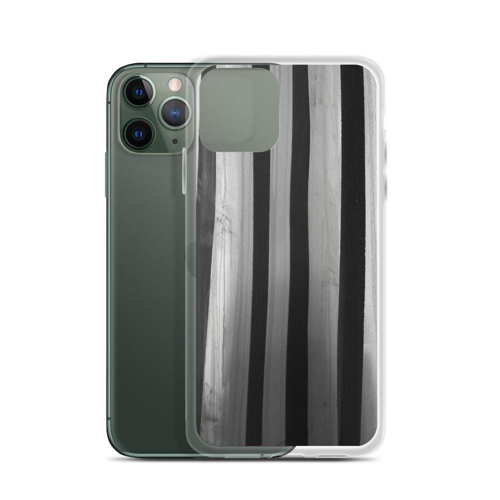 "Striped Asylum Wallpaper" iPhone Case