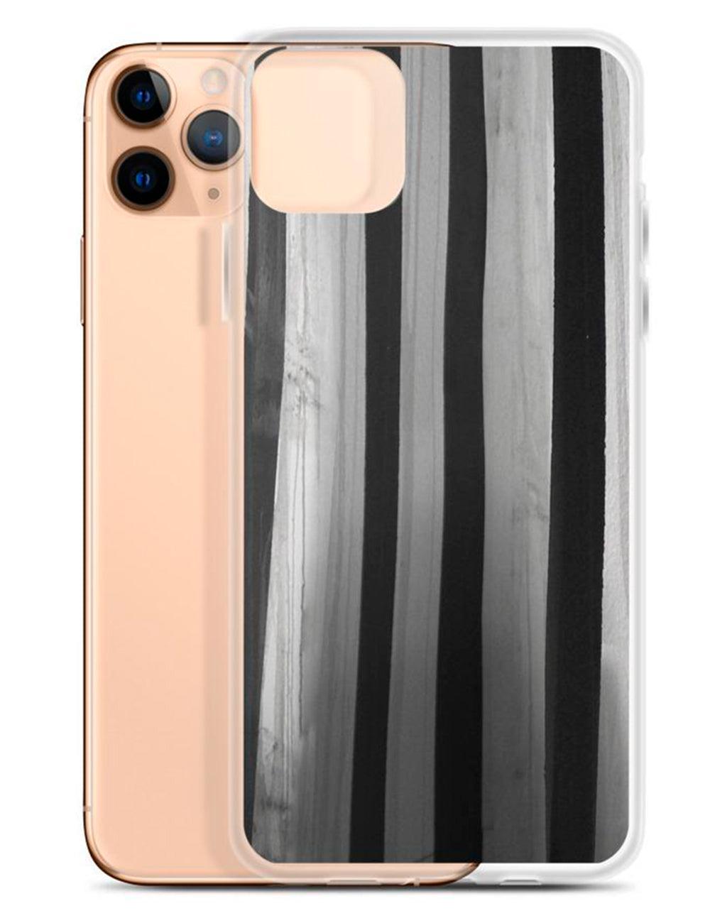 "Striped Asylum Wallpaper" iPhone Case