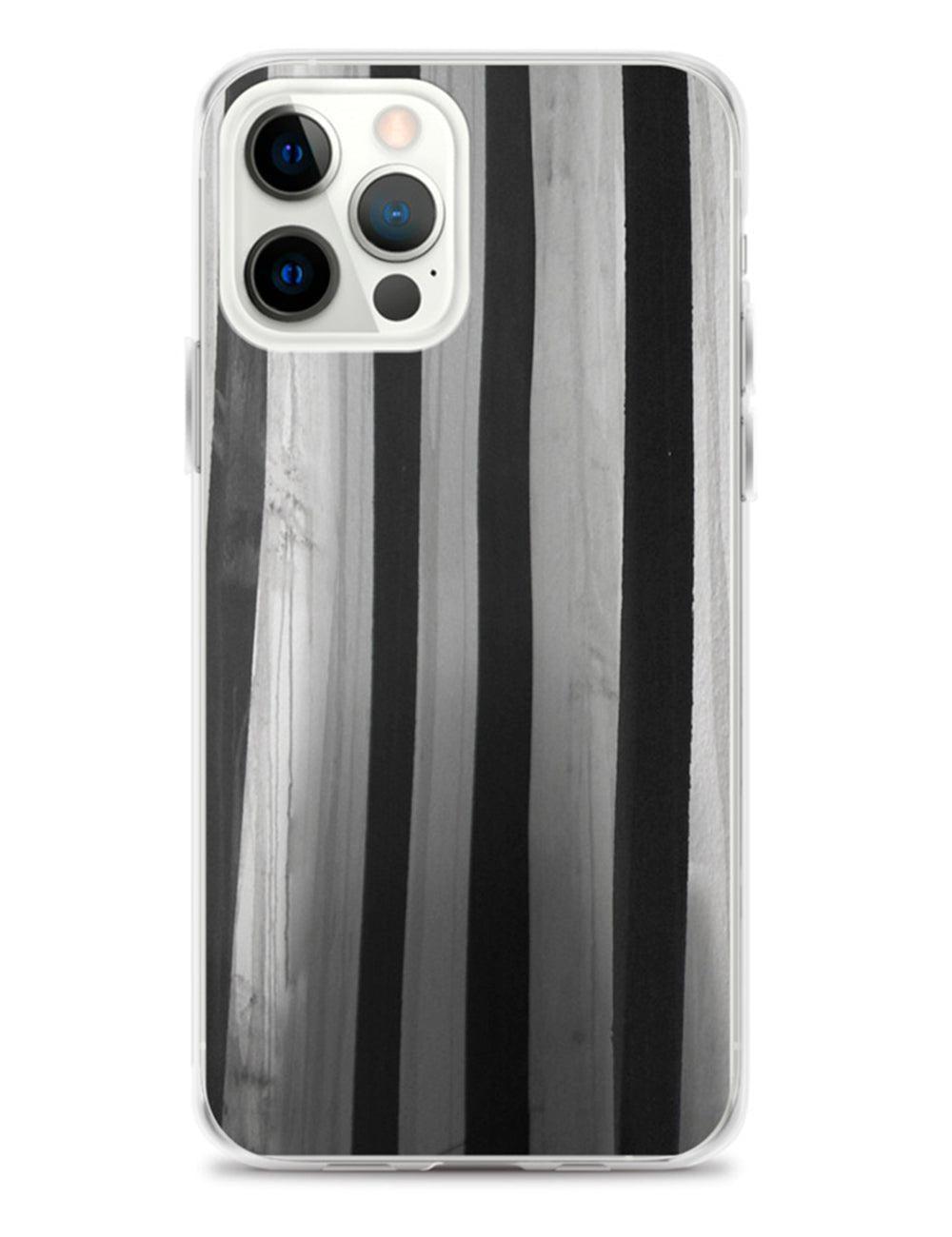 "Striped Asylum Wallpaper" iPhone Case