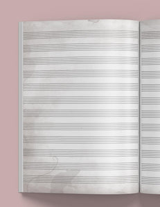 The Asylum Music Manuscript Notebook