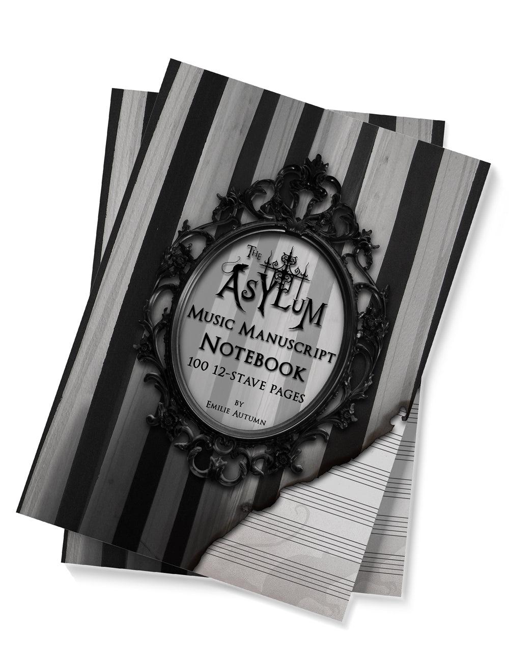 The Asylum Music Manuscript Notebook