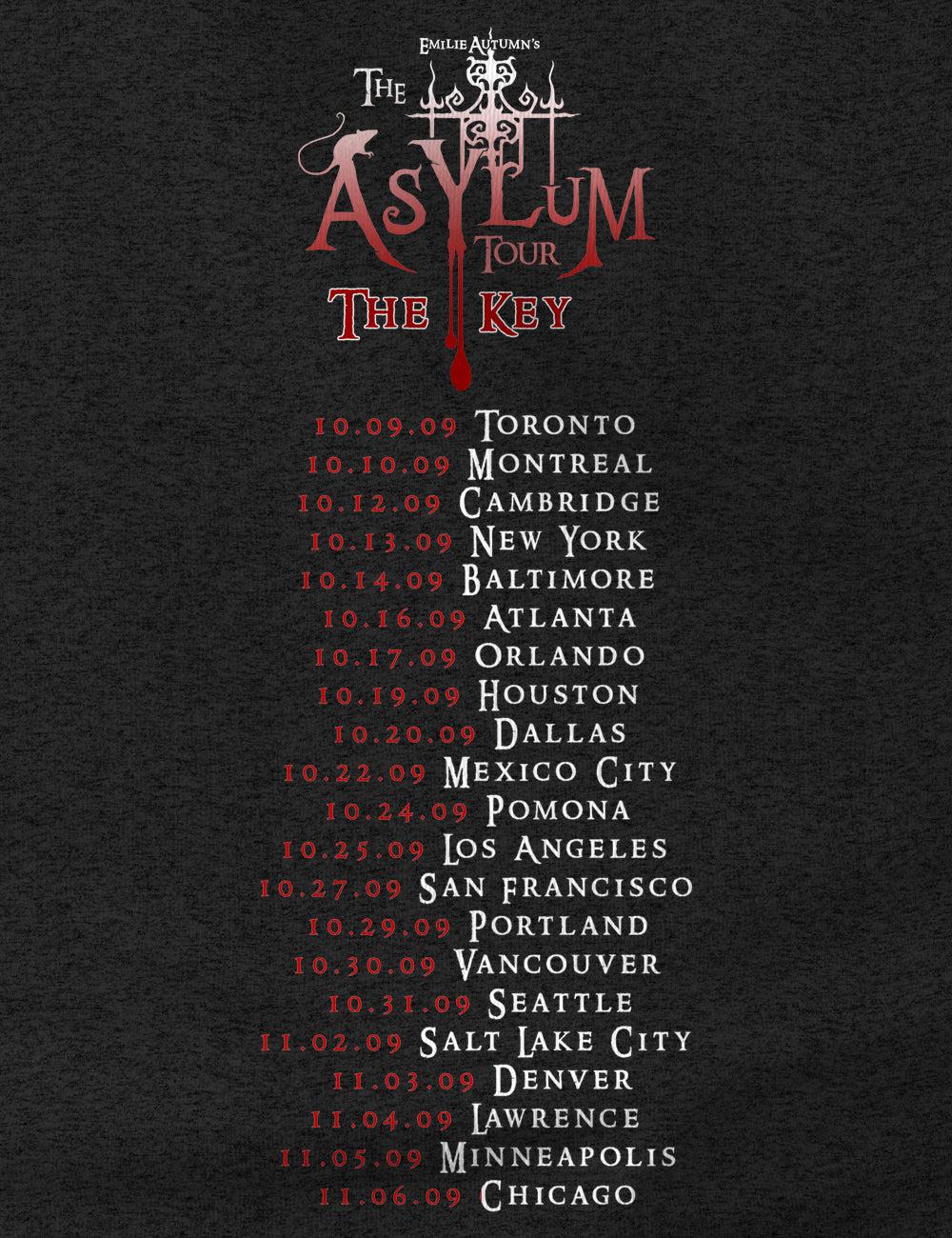 The Key North/South American Tour 2009 Tri-Blend Premium Tee | Double Sided | Unisex