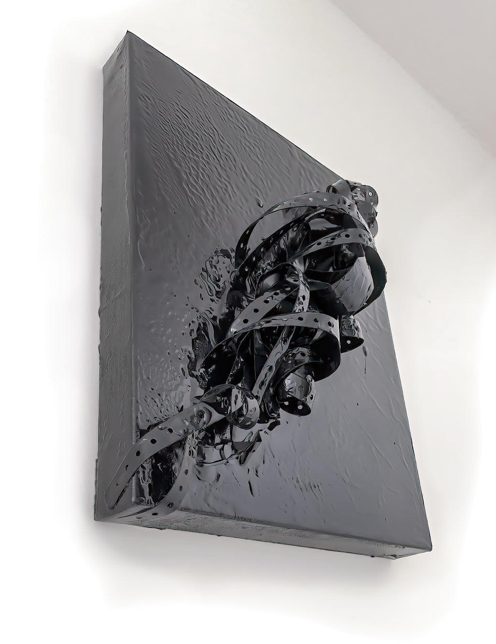 You'll Be Just Fine - Sculptural Mixed Media Canvas