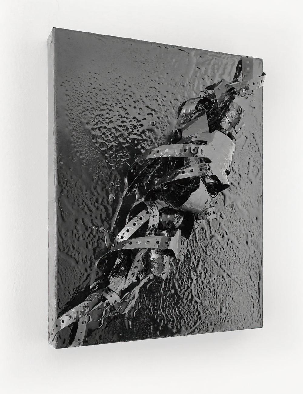You'll Be Just Fine - Sculptural Mixed Media Canvas