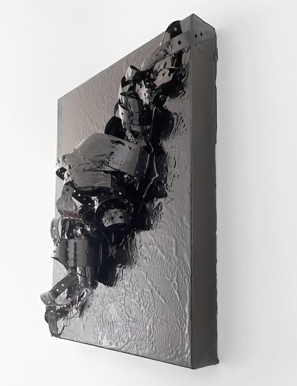 You'll Be Just Fine - Sculptural Mixed Media Canvas