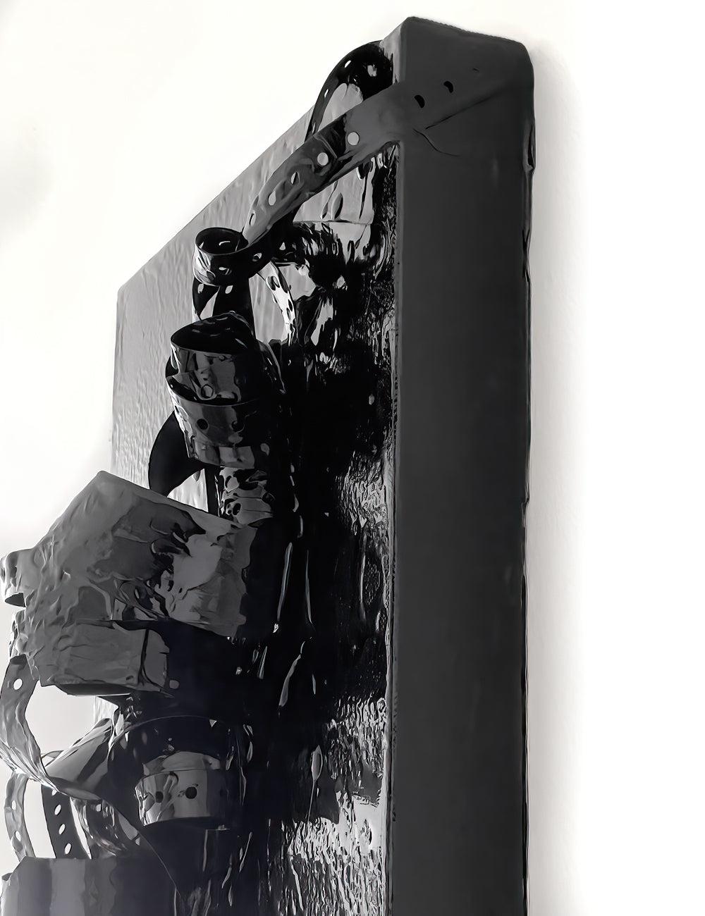 You'll Be Just Fine - Sculptural Mixed Media Canvas