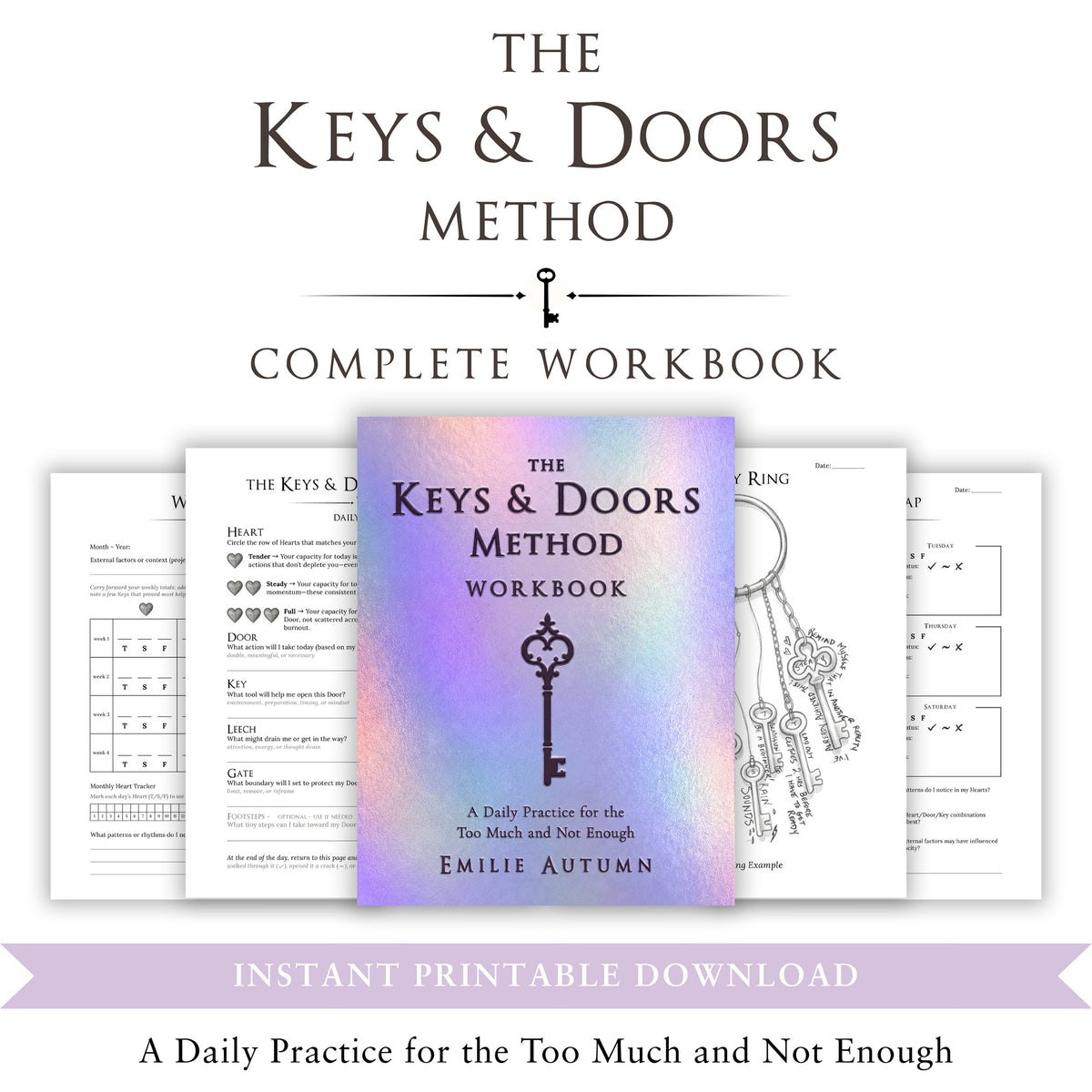 The Keys & Doors Method Workbook - Printable Download