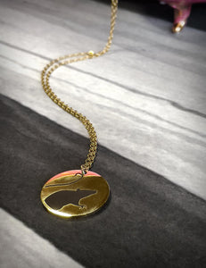 Premium Engraved "Plague Rat Logo" Necklace