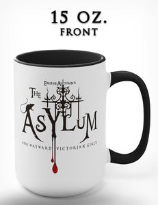 "Asylum Logo" Black Handle Mug | Double Sided | 11 - 15 oz.