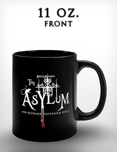 "Asylum Logo" Black Mug | Double Sided | 11 - 15 oz.