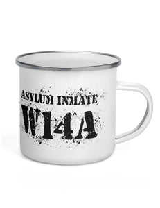 Custom Asylum Inmate Enamel Teacup