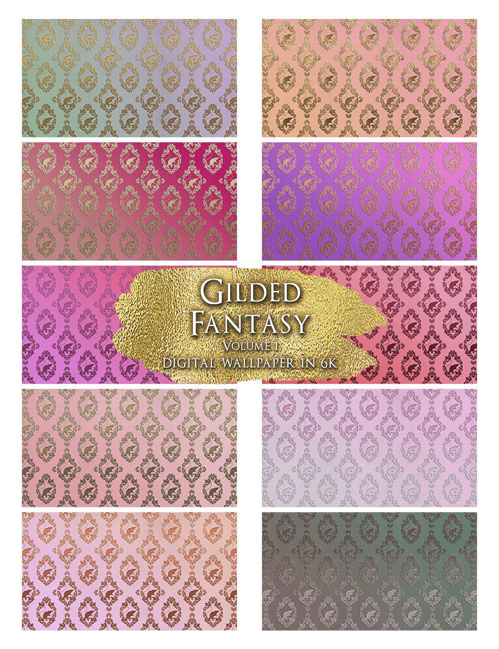 Gilded Asylum Fantasy 6K Wallpaper Pack Bundle + FREE Phone Wallpapers