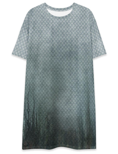 oversized shirt dress monki Monki Oversized Striped Shirt Dress in Blue
