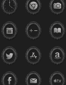 Rococo Gothic Theme iOS Icon Pack