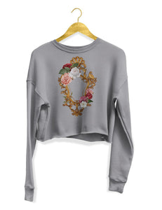 "Royal Garden" Cropped Sweatshirt