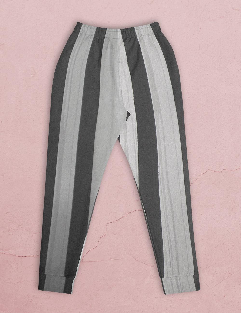 "Striped Asylum Wallpaper" Joggers | Lady's