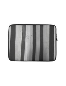 "Striped Asylum Wallpaper" Laptop Sleeve