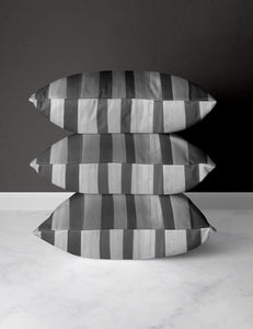 "Striped Asylum Wallpaper" Plush Throw Pillow