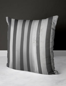 "Striped Asylum Wallpaper" Plush Throw Pillow