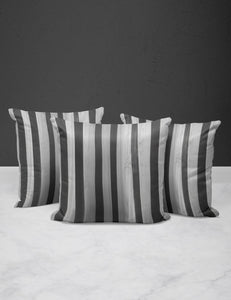 "Striped Asylum Wallpaper" Plush Throw Pillow