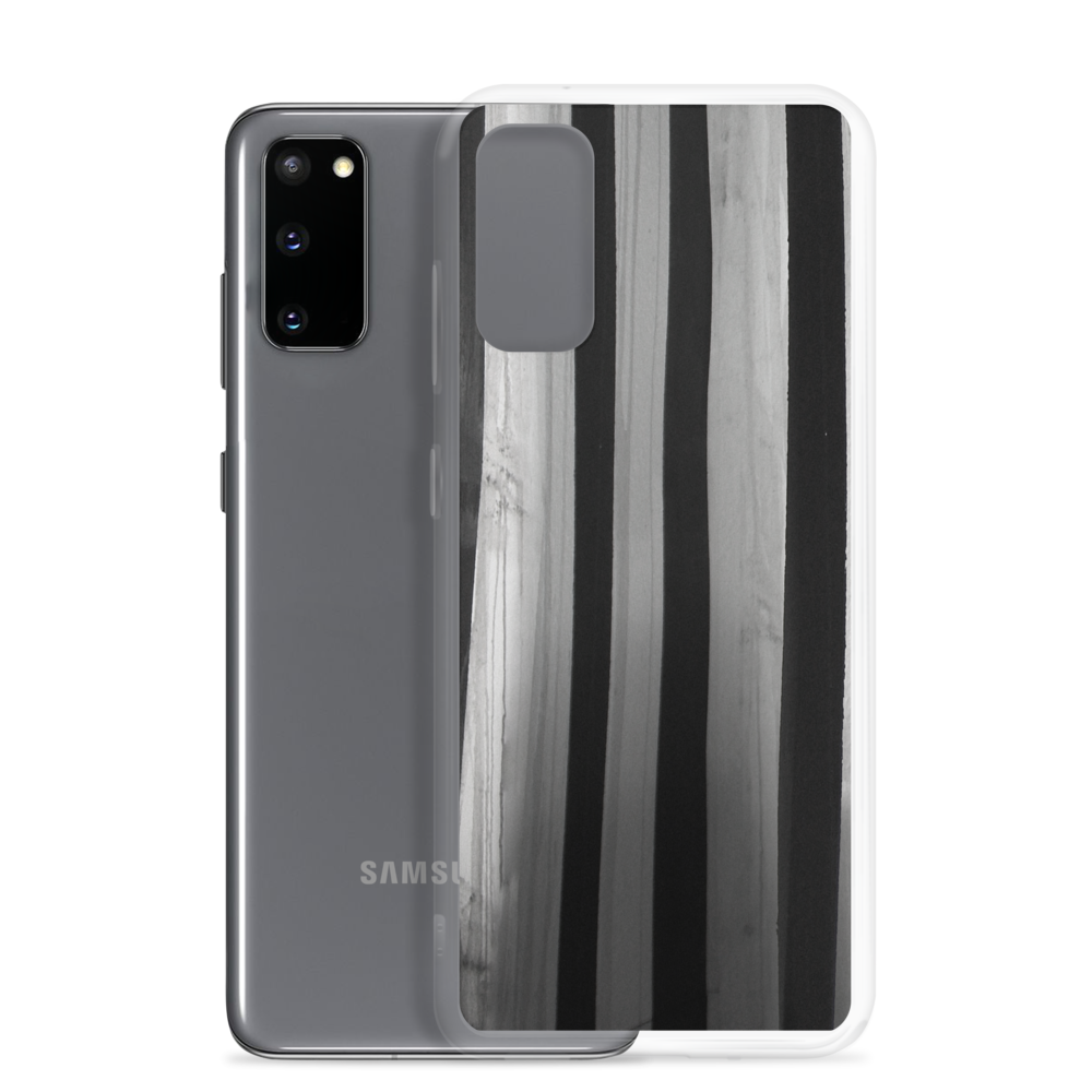 Striped Asylum Wallpaper Samsung Phone Case - The Asylum Emporium