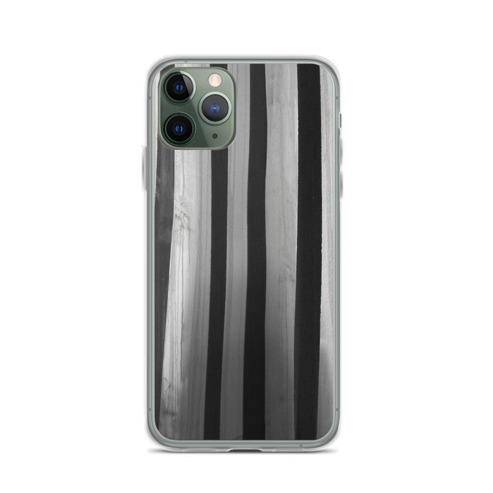 "Striped Asylum Wallpaper" iPhone Case