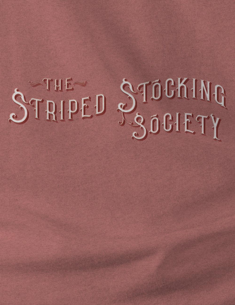 Striped Stocking Society TriBlend Premium Tee | Double Sided | Unisex