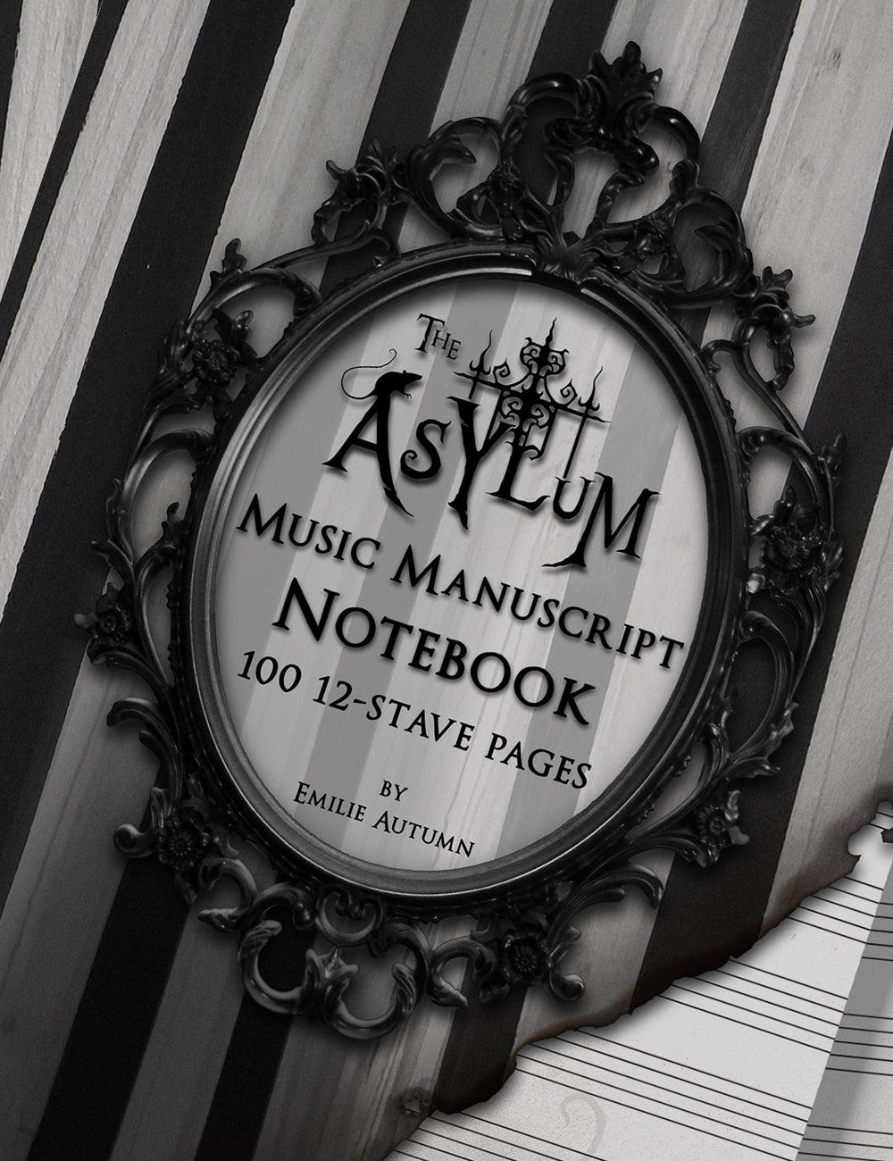 The Asylum Music Manuscript Notebook
