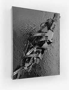 You'll Be Just Fine - Sculptural Mixed Media Canvas
