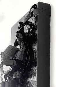 You'll Be Just Fine - Sculptural Mixed Media Canvas