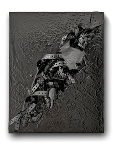 You'll Be Just Fine - Sculptural Mixed Media Canvas
